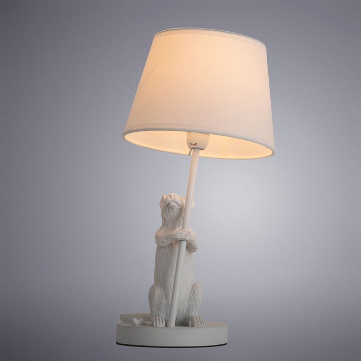 Настольная лампа декоративная arte lamp gustav a4420lt-1wh