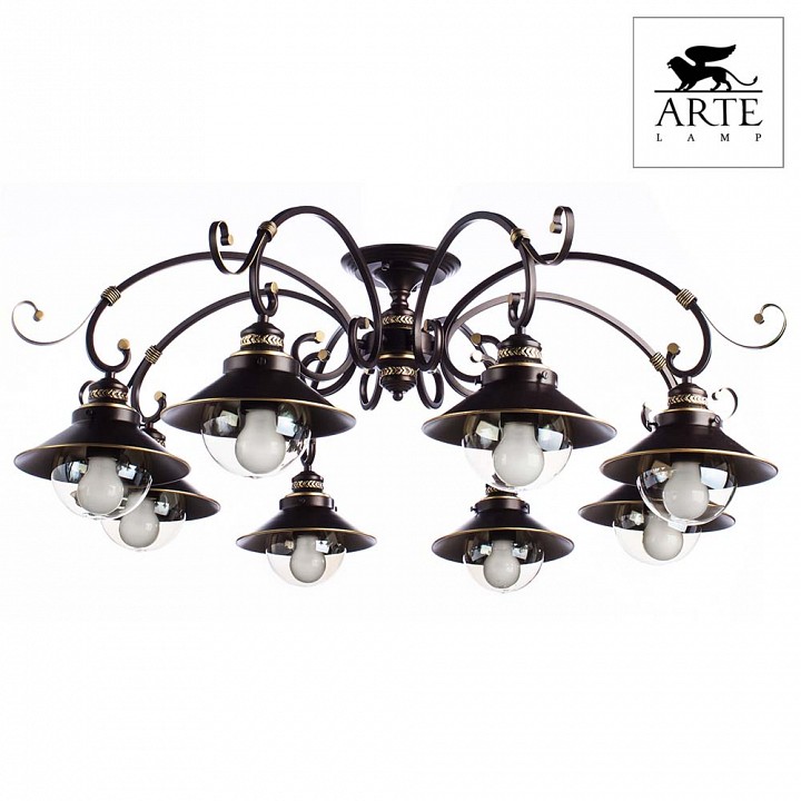 Потолочная люстра arte lamp grazioso a4577pl-8ck
