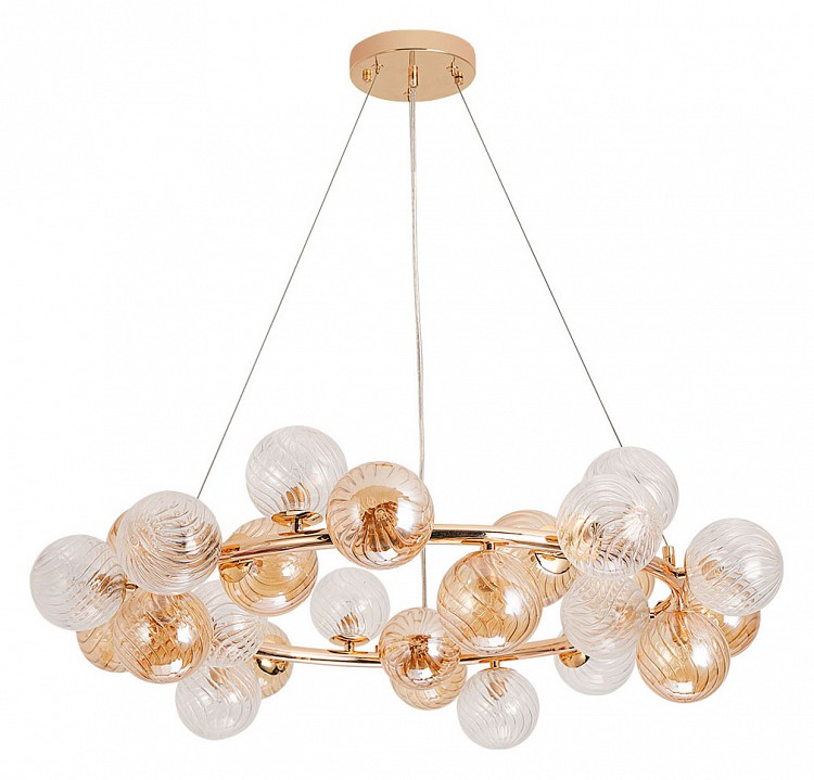 Подвесная люстра arte lamp etereo a5261lm-25go