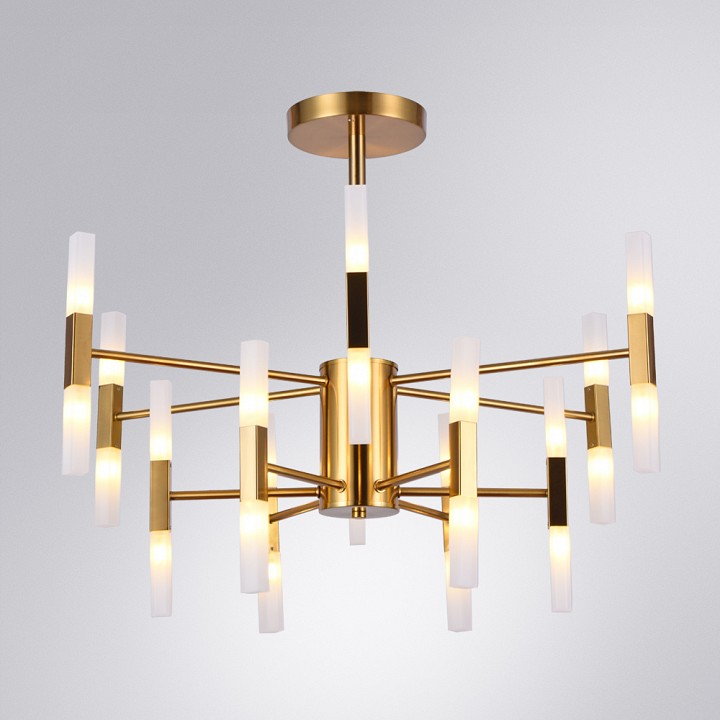 Люстра на штанге arte lamp ramona a7410pl-24pb