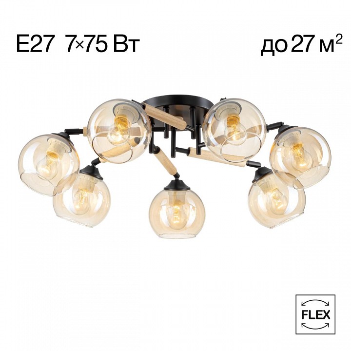 Потолочная люстра citilux tika cl133171