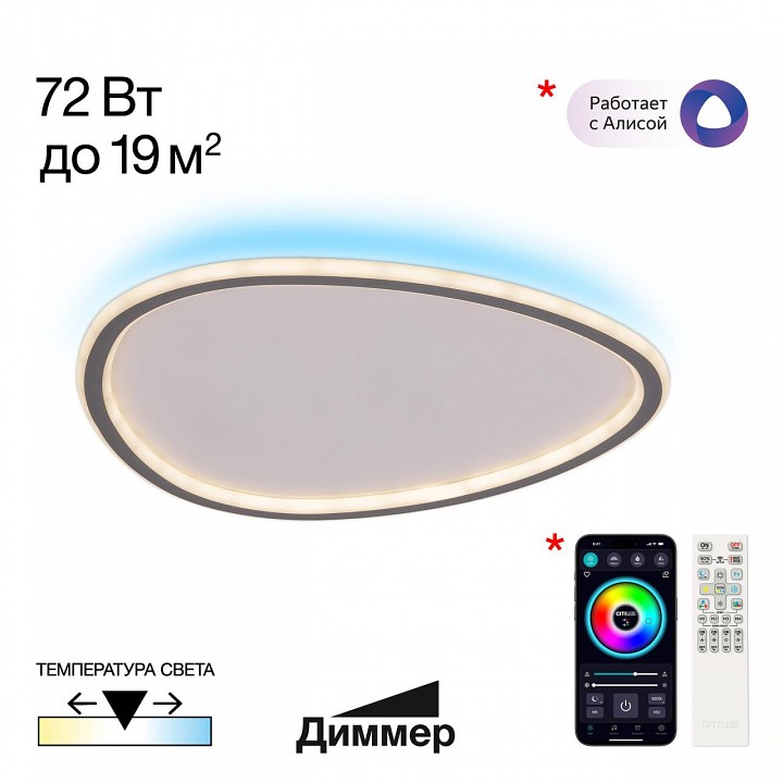 Накладной светильник citilux тrio cl215b251e