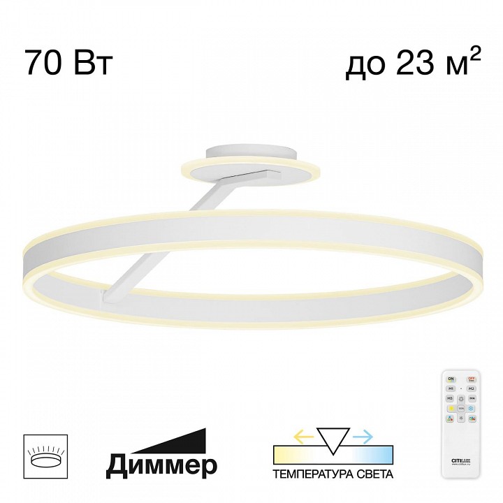 Светильник на штанге citilux дуэт cl719760