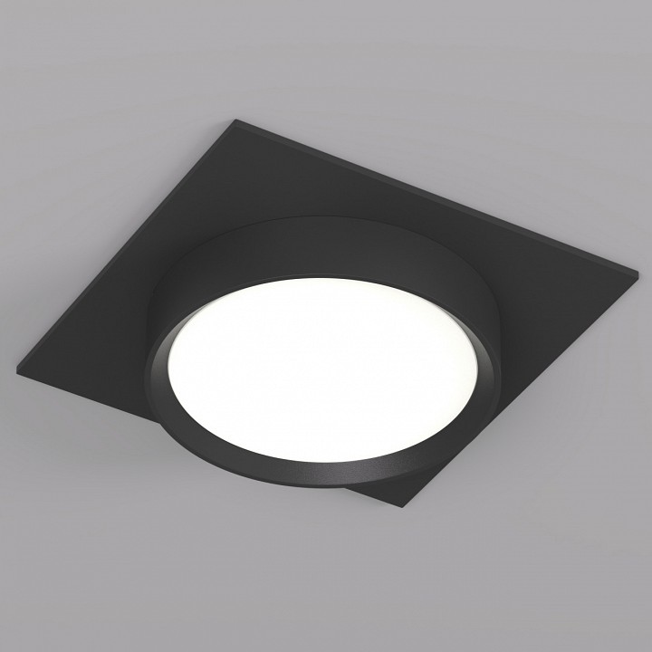 Встраиваемый светильник denkirs flat dk2091-bk