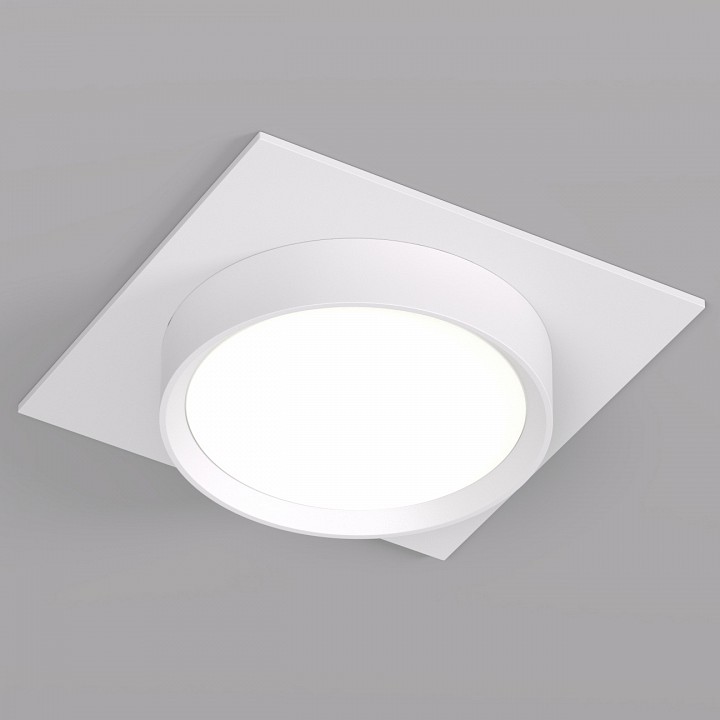 Встраиваемый светильник denkirs flat dk2091-wh