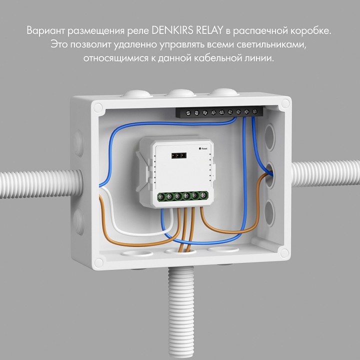 Конвертер wi-fi для смартфонов и планшетов denkirs relay rl1001-sm