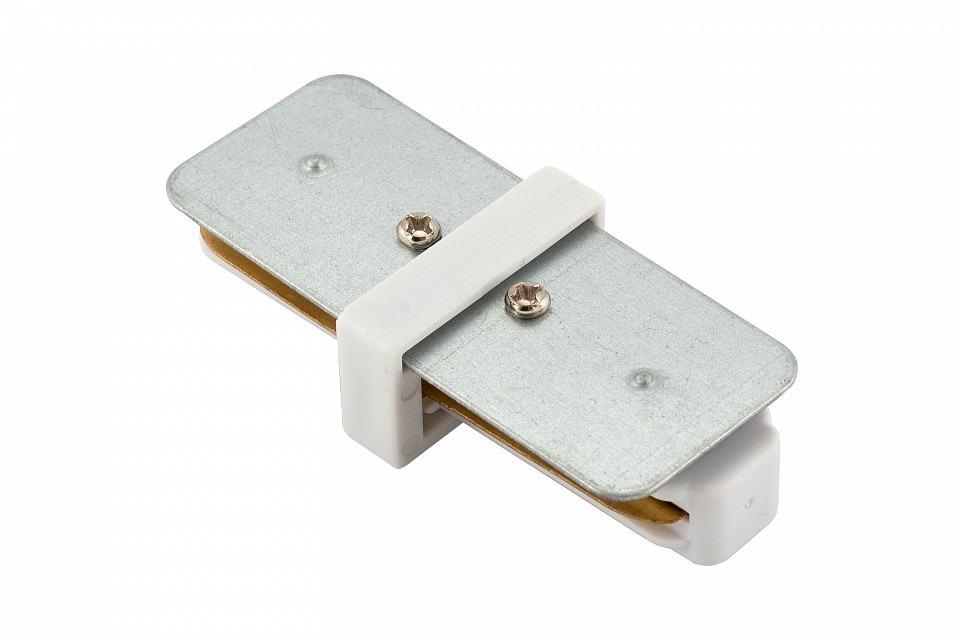 Соединитель линейный для треков denkirs dk track white tr1101-wh