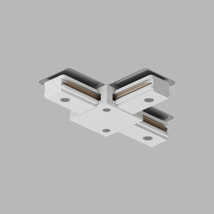 Соединитель t-образный для треков denkirs dk track white tr1103-wh