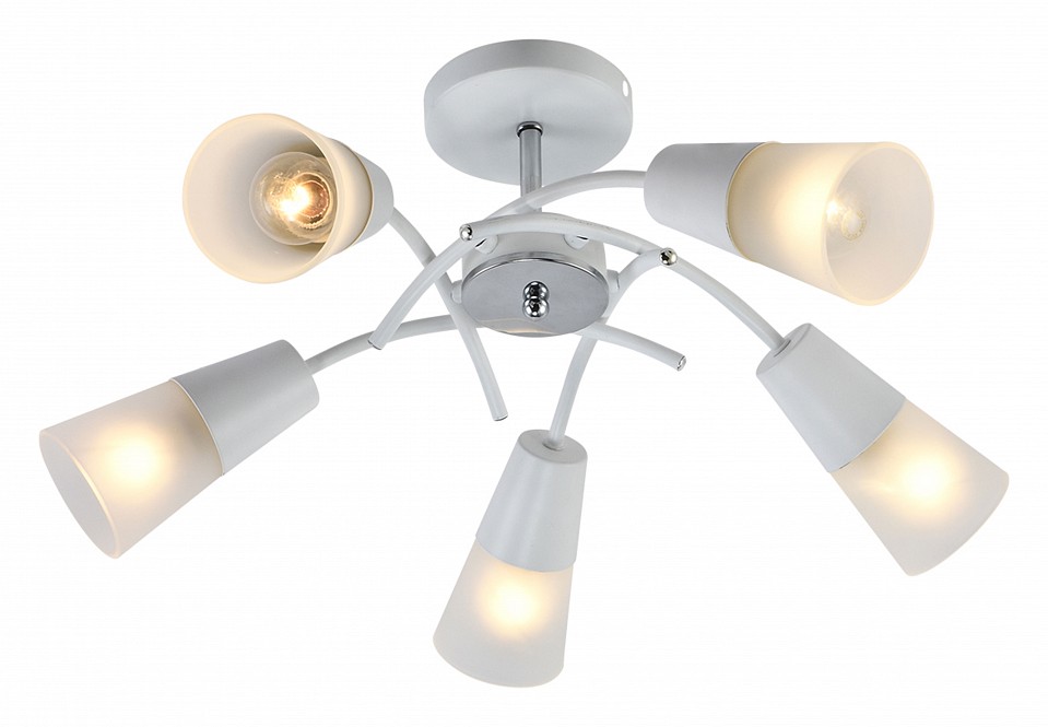 Люстра на штанге escada calla 1109/5p white