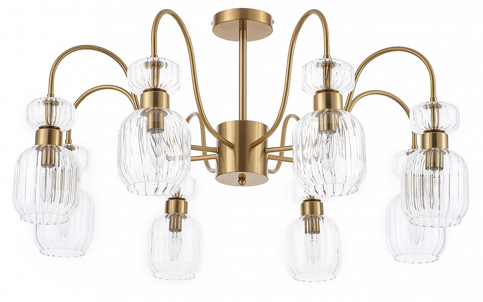 Люстра на штанге escada gloss 1141/8pl clear