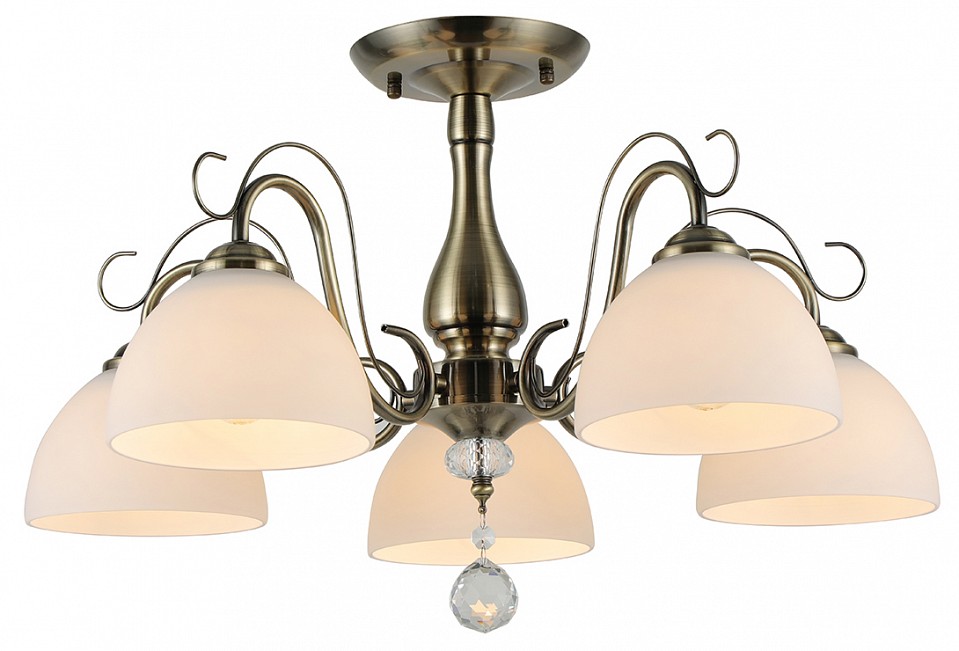 Люстра на штанге escada essay 1149/5p bronze