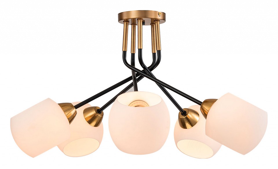 Люстра на штанге escada bond 2113/5p copper/black