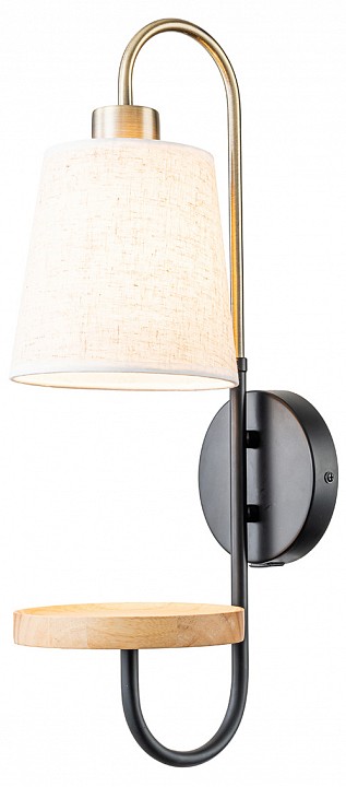 Бра с полкой escada aspen 582/1a