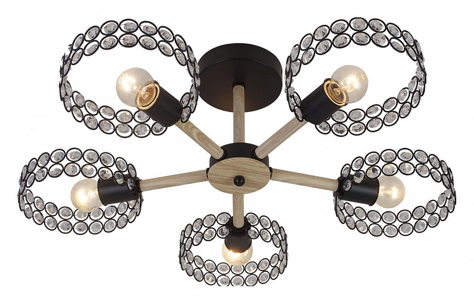 Люстра на штанге escada banjo 679/5p black