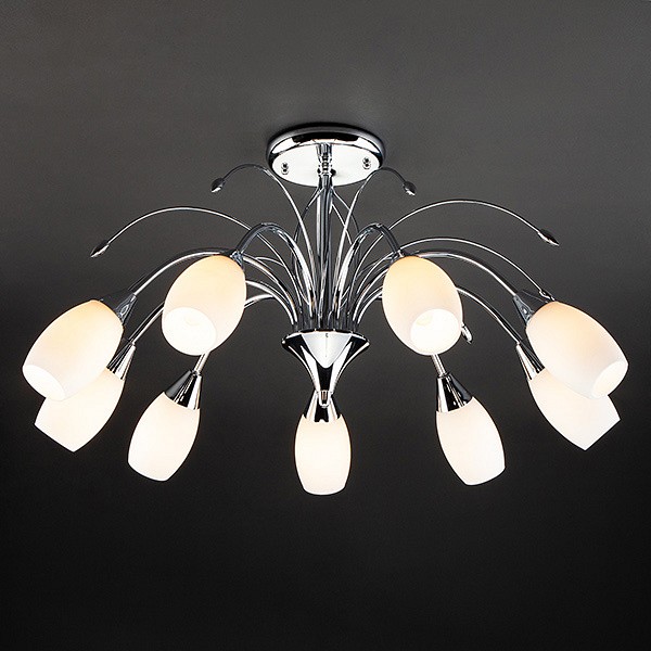 Люстра на штанге eurosvet ginevra 22080/9 хром