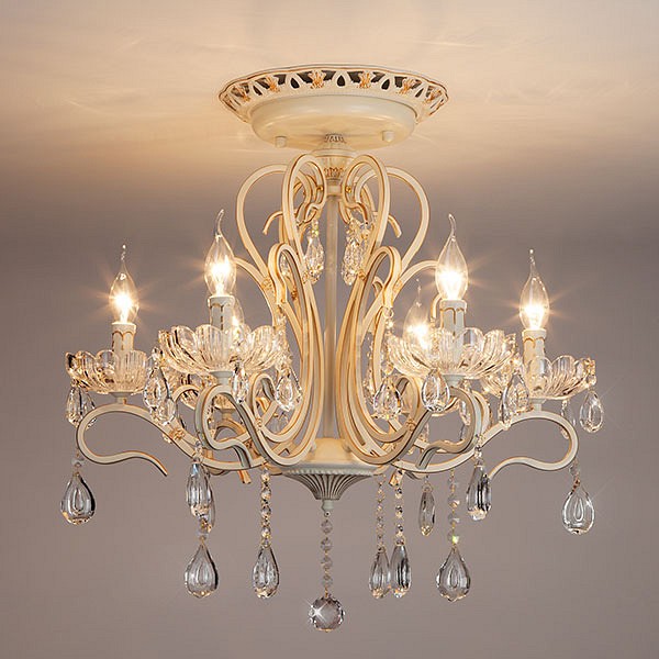 Потолочная люстра eurosvet etna 12205/6 белый strotskis