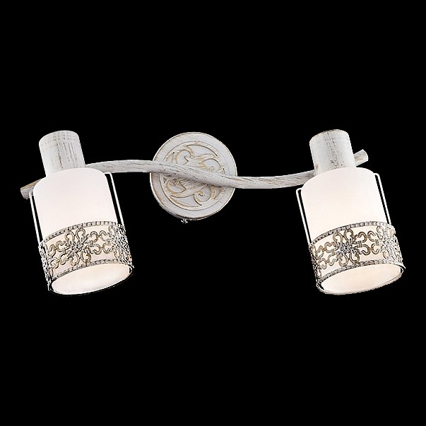 Спот eurosvet silvia 20025/2 белый с золотом