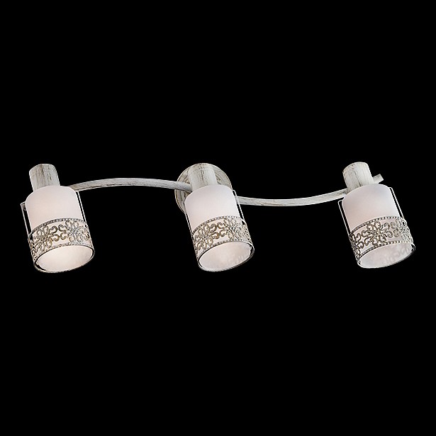 Спот eurosvet silvia 20025/3 белый с золотом