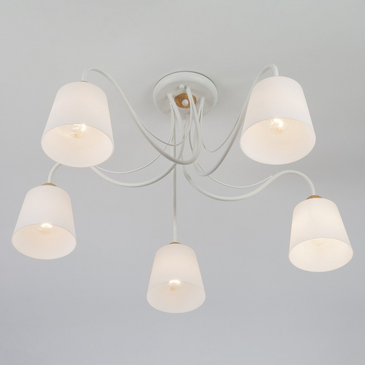 Потолочная люстра eurosvet betty 70062/5 белый