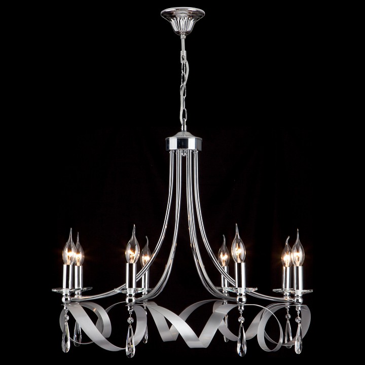Подвесная люстра eurosvet adelia 60064/8 хром