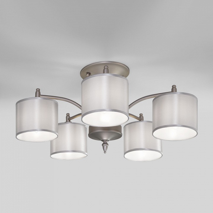 Люстра на штанге eurosvet adagio 60080/5 сатин-никель