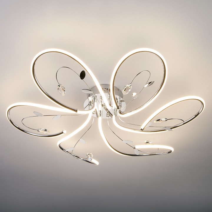 Потолочная люстра eurosvet venzel 90082/6 хром