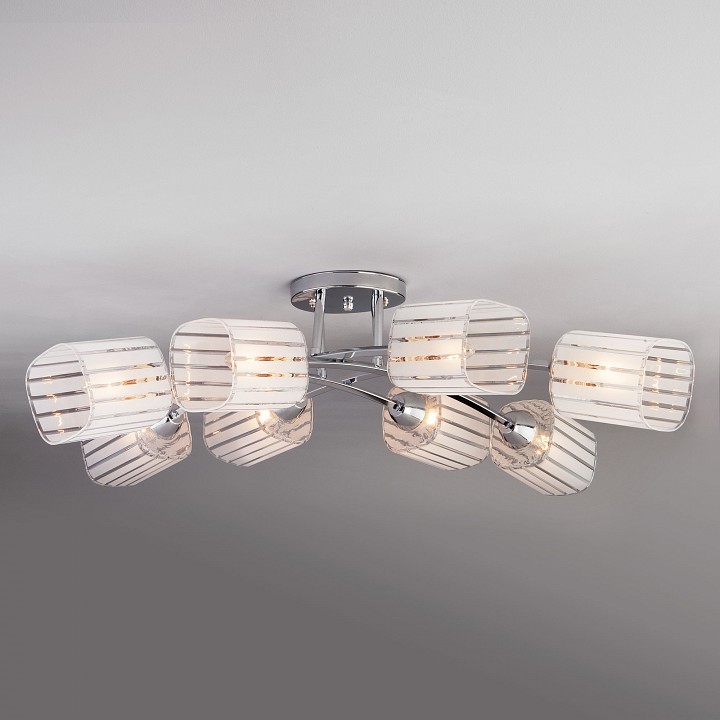 Люстра на штанге eurosvet ruby 30125/8 хром