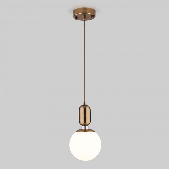 Подвесной светильник eurosvet bubble 50151/1 латунь