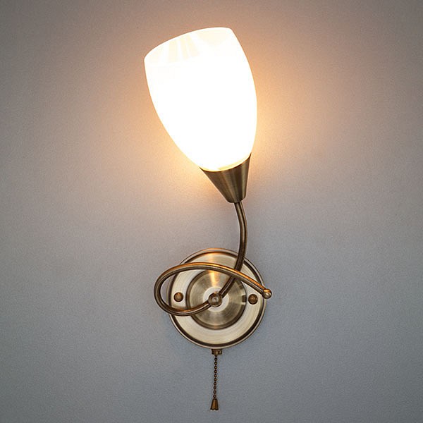 Бра eurosvet virginia 30275/1 античная бронза