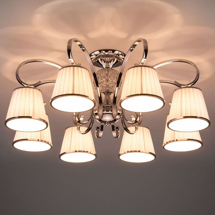 Потолочная люстра eurosvet tessa 60088/8 хром