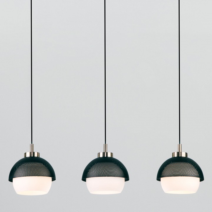 Подвесной светильник eurosvet nocciola 50106/3 античная бронза/черный