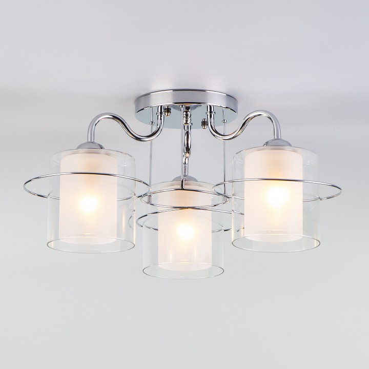 Потолочная люстра eurosvet darcy 30160/3 хром