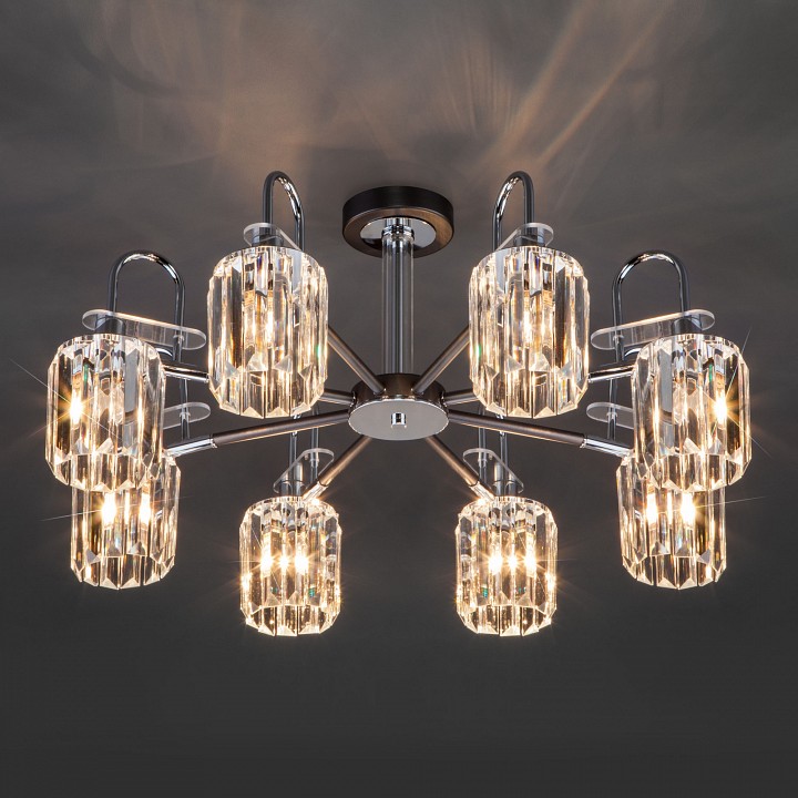 Люстра на штанге eurosvet tenia 70090/8 графит