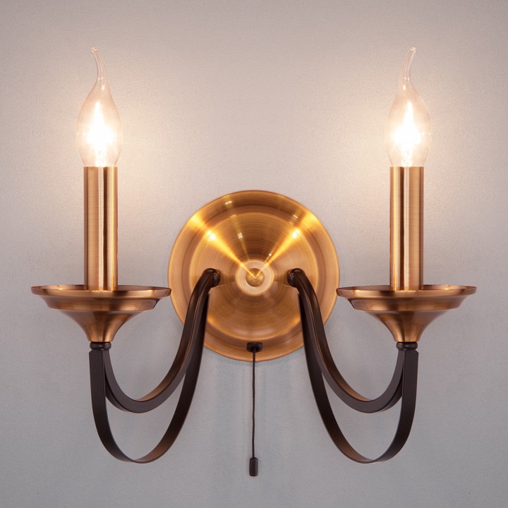 Бра eurosvet lazzaro 60098/2 черный