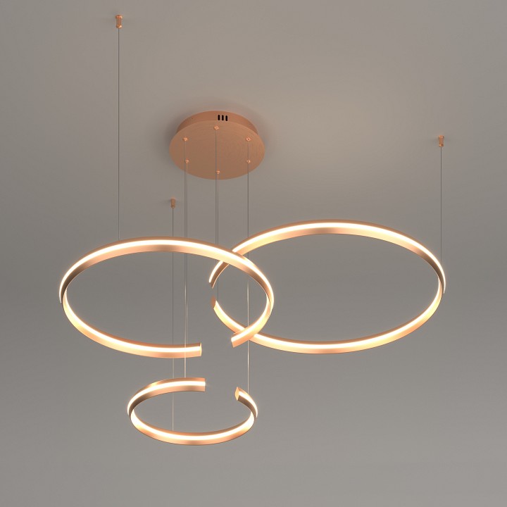 Подвесной светильник eurosvet gap 90180/3 золото