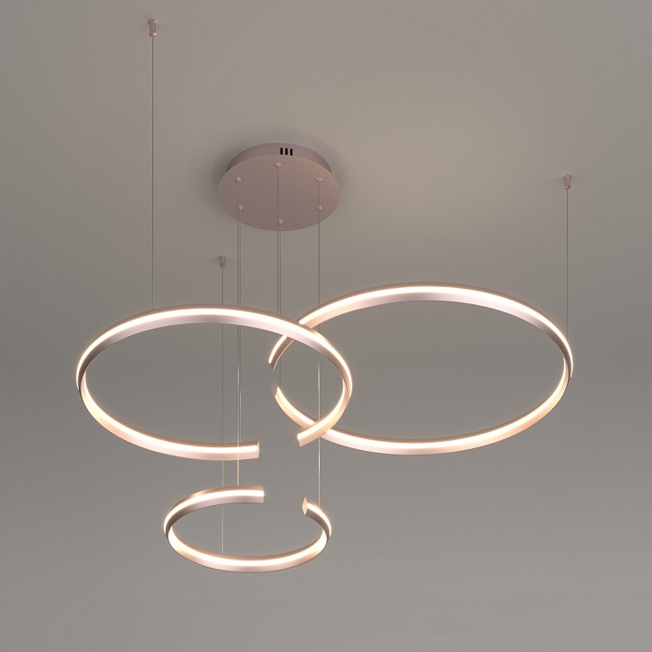 Подвесной светильник eurosvet gap 90180/3 сатин-никель