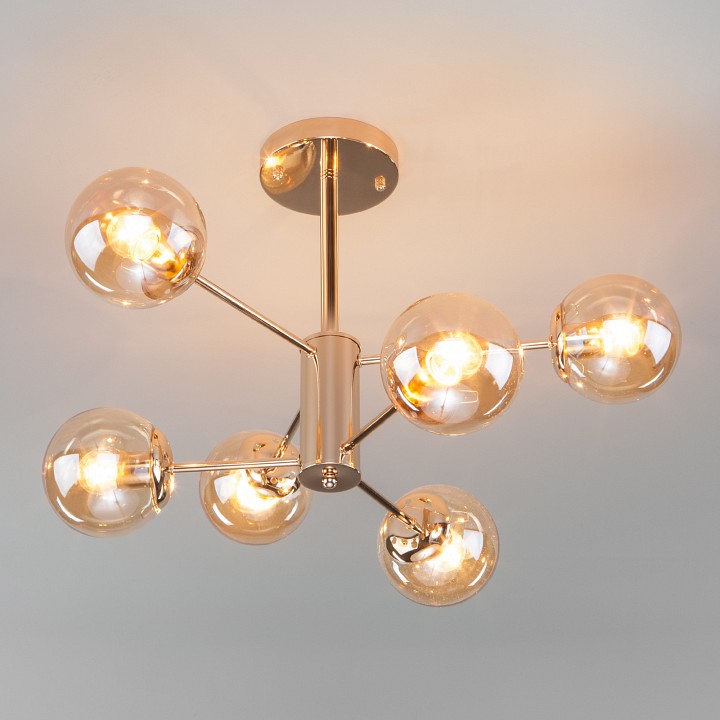 Люстра на штанге eurosvet ascot 30166/6 золото