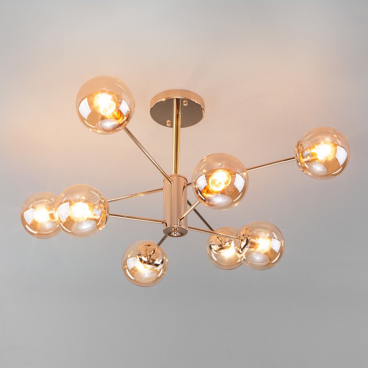 Люстра на штанге eurosvet ascot 30166/8 золото