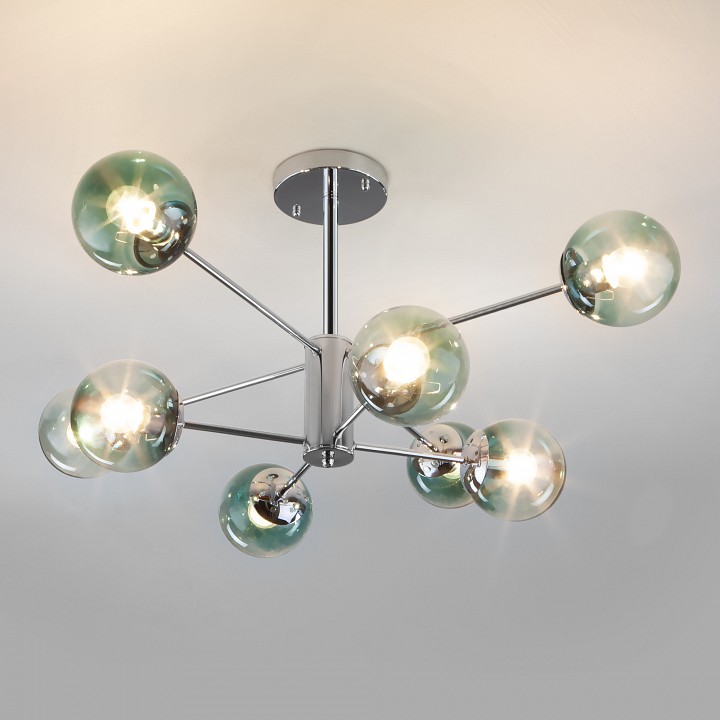 Люстра на штанге eurosvet ascot 30166/8 хром