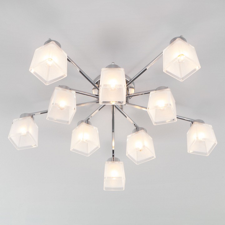 Потолочная люстра eurosvet delfi 30162 хром