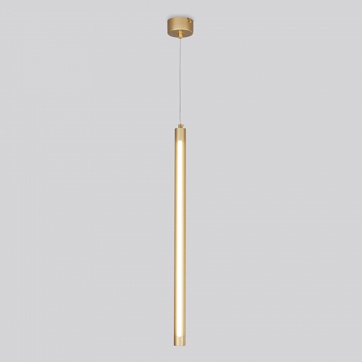 Подвесной светильник eurosvet strong 50189/1 led матовое золото