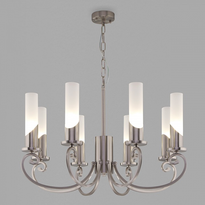 Подвесная люстра eurosvet banci 60117/8 никель