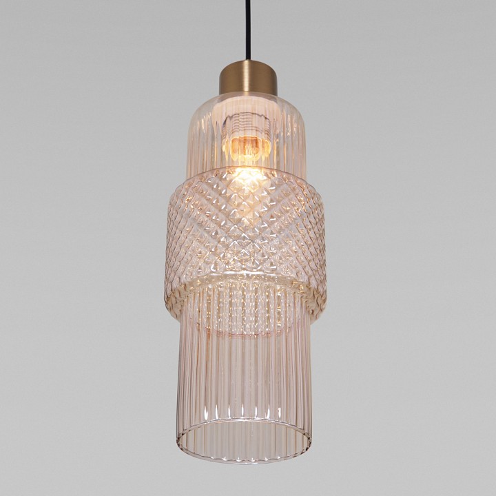 Подвесной светильник eurosvet soho 50209/1 бронза