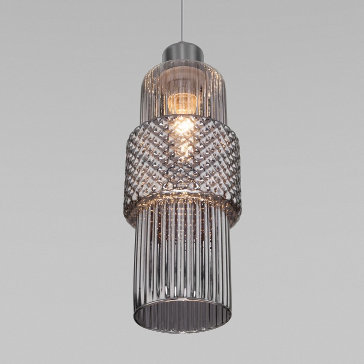 Подвесной светильник eurosvet soho 50209/1 хром