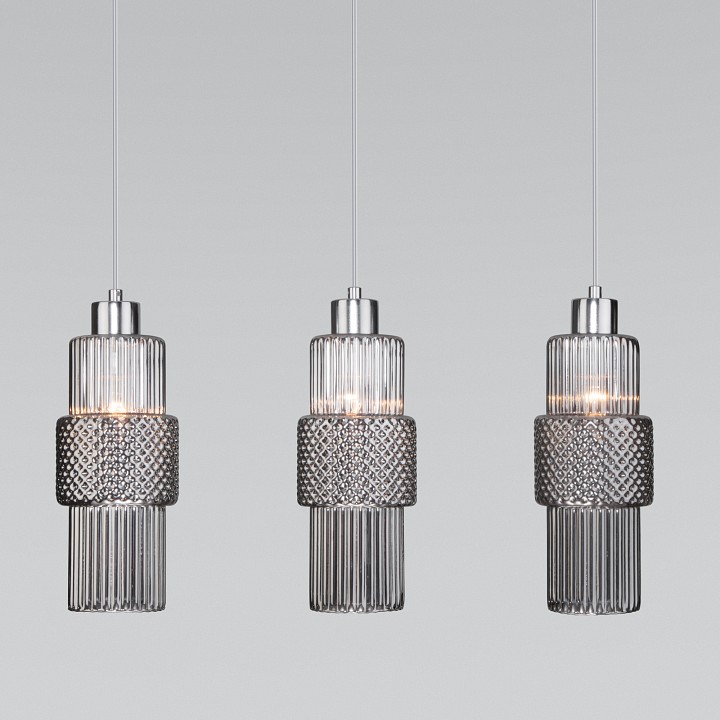 Подвесной светильник eurosvet soho 50209/3 хром