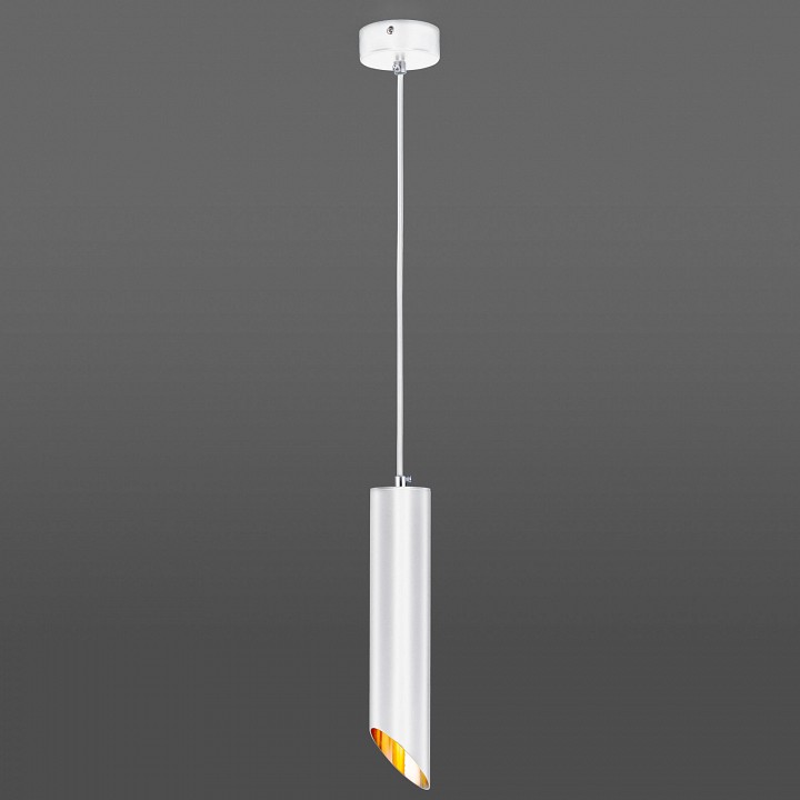 Подвесной светильник eurosvet 7011, 7005 7011 mr16 wh/gd белый/золото
