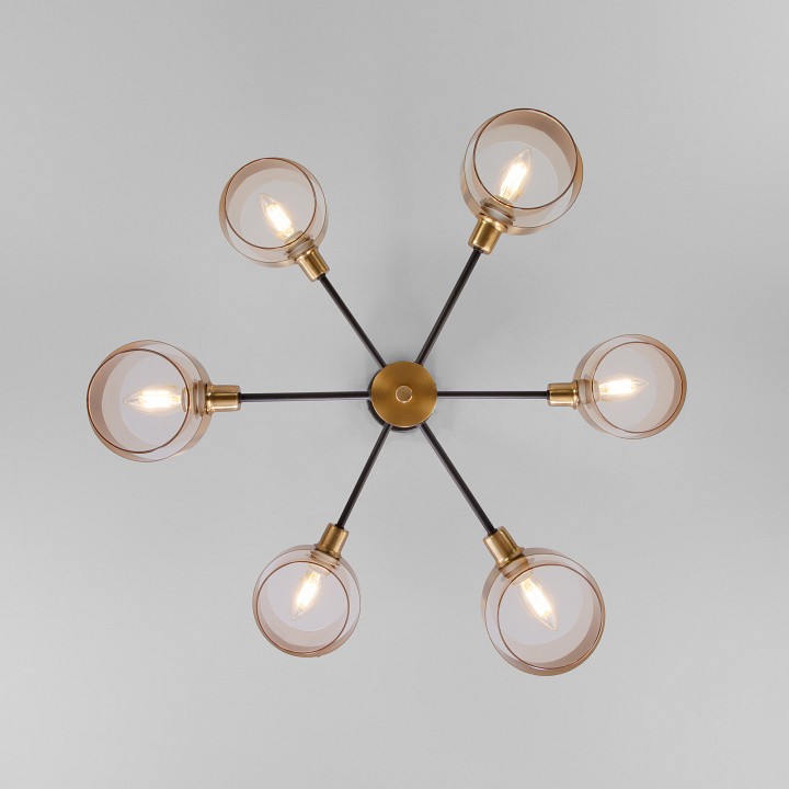 Люстра на штанге eurosvet arcada 70127/6 черный