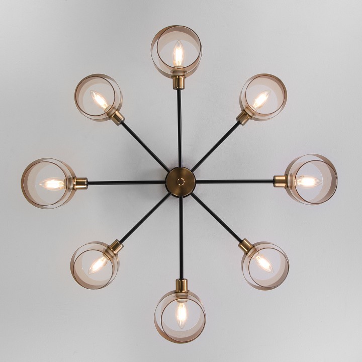 Люстра на штанге eurosvet arcada 70127/8 черный