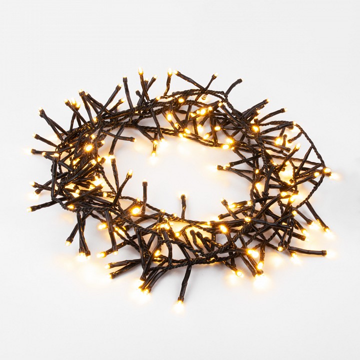 Гирлянда нить eurosvet мишура 400-004 теплый белый