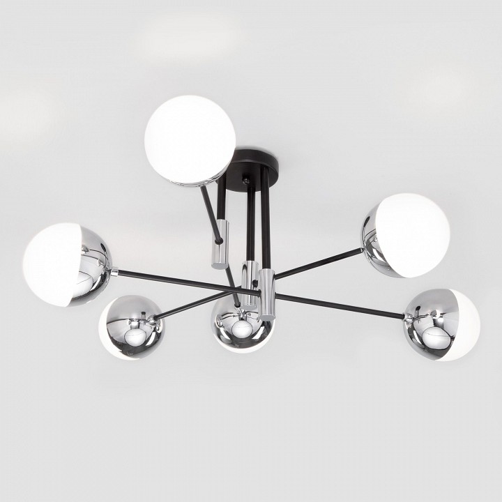 Потолочная люстра eurosvet nuvola 70129/6 хром